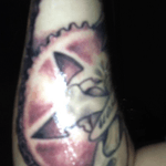 Not the best pic, the night i started working on my sleeve