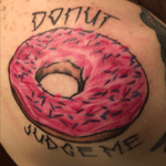 Donut Judge Me #donut #donuttattoo
