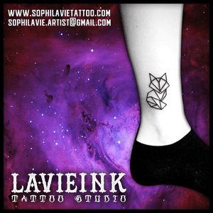 Geometric Tattoo #geometric #tattoo #tattooart #art #artist #fox #linework 