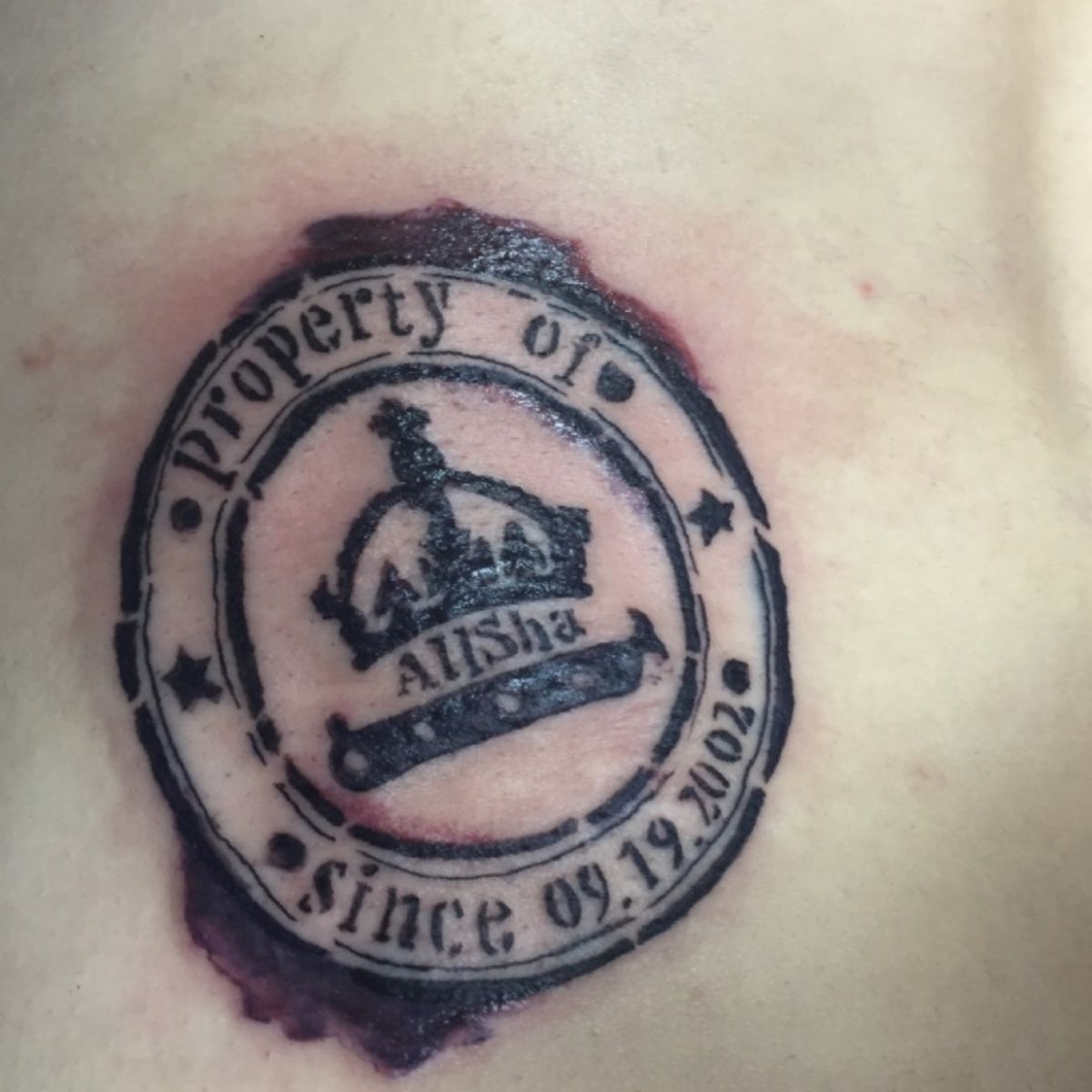 Tattoo uploaded by Boris Shapiro • bdsm slavestamp mistress crown