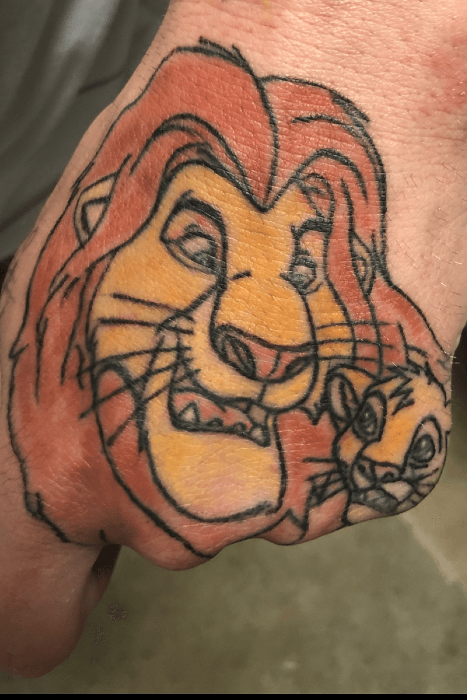 lion king crown  Best neck tattoos Hand tattoos for guys Crow tattoo