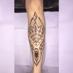 #shin tattoo done by @ adamfance on IG. #intricate #ornate #blackwork #blackandgrey #linework #shading 
