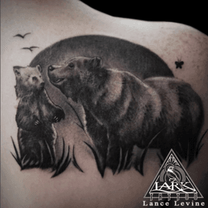 Tattoo by Lark Tattoo artist Lance Levine.See more of Lance’s work here: https://www.larktattoo.com/long-island-team-homepage/lance-levine/#beartattoo #mamabear #mamabeartattoo #babybear #babybeartattoo #bearcub #bearcubtattoo #tattoosforwomen #bng #bngtattoo #blackandgreytattoo #blackandgraytattoo #realistictattoo #animaltattoo #tattoo #tattoos #tat #tats #tatts #tatted #tattedup #tattoist #tattooed #tattoooftheday #inked #inkedup #ink #amazingink #bodyart #tattooig #tattoosofinstagram #instatats  #larktattoo #larktattoos #larktattoowestbury #westbury #longisland #NY #NewYork #usa #art