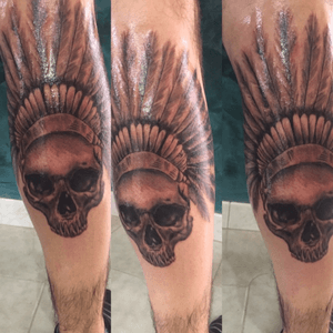 Indian skull! Tattoos!  