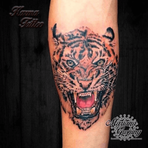 Tigger tattoo#tattoo #tatuaje #tattooed #marianagroning #karmatattoo #mexico #cdmx #watercolor #watercolortattoo #colortattoo #tigger #craneo #tatuadora #mexicoDf 