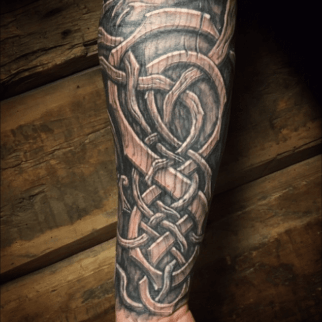 Update more than 84 wood carving tattoo best