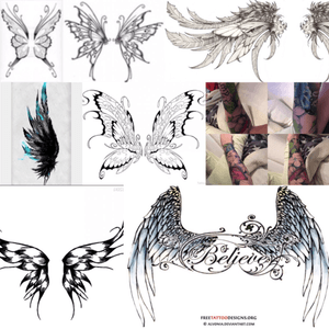 #megandreamtattoo i would love a pair of wings that goes well with my sleeve-in-progress on my upper back/shoulders/neckline