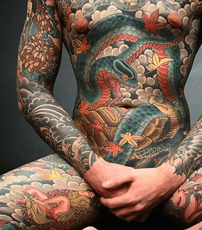 Tattoo uploaded by Horikitsune Alex Reinke • Bodysuit i did a fee years  back. Arms by my buddy Seth Wood! Thank you Antoine for your dedication!  Horikitsune holy fox tattoos • Tattoodo