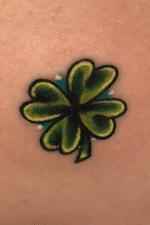 First tattoo, size of a quarter on my left butt cheek. Done by Jae at Electric Tattoo and Art Gallery in Goldsboro, NC. 🍀