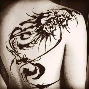 My second tattoo done by tattoo1825 in Amsterdam. Will be finished in two weeks😄#AsianArt #dragon 