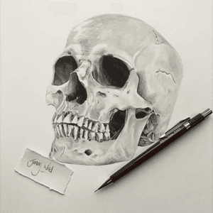 My #skull #drawing 