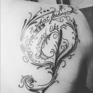 Music is what feelings sound like #musictattoo #music#musiclife#musicforever