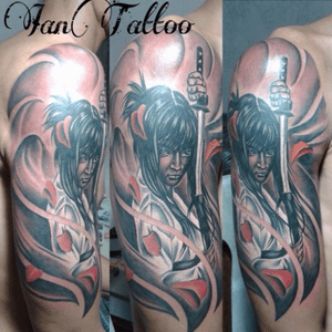 My tattoo #samuraigirl
