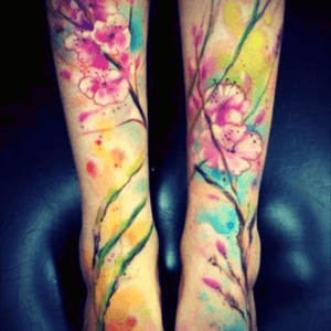 Floral legs