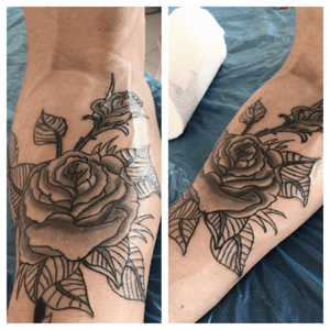 Rose tattoo i did few month ago