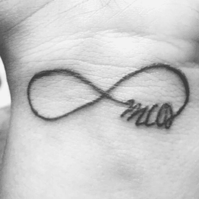 #infinity #infinitytattoo #ink #tattoo #blacktattoo 
