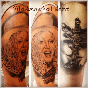 #madonna top part of my 3/4 sleeve
