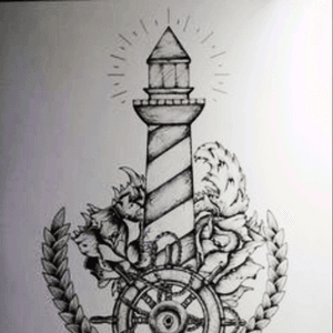 #mydreamtattoo #dreamtattoo #amijames #memorial #mawmaw #lighthouse 