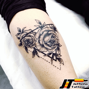 Rose tattoo #tattoo #rose #jeffinhotattow