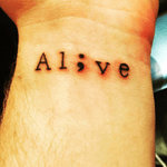My semicolon tattoo, super important to me. May 2017 #semicolon #upstate #alive 