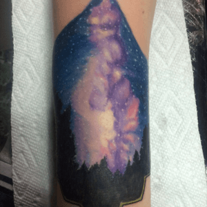 Started this little galaxy piece