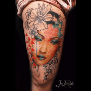 Stunning #geishatattoo by my client Jay Freestyle out of Dermadonna Custom Tattoos (Amsterdam) ---------------------------------------------------------- "Give me a piece of your skin & I'll give you a part of my soul" Sponsored by @sorrymomtattoo @intenzetattooink #JayFreestyle #JayStyle #tattoo #art #WeAreSorryMom #aftercare #inkedmag #tattrx #tattoos_of_insta #tattoos_of_instagram #instatattoo  #intenzetattooink #watercolor #freehand #watercolortattoo #GoBigOrGoHome #tattooartist #MarketInk 