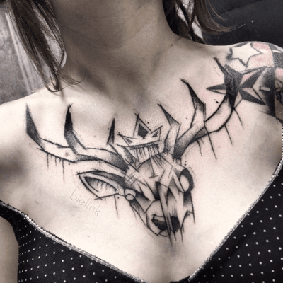 #deertattoo #sketchtattoos #polandtattoo #blxckink #blackwork 