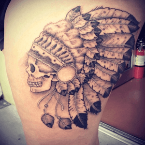 Skull with headdress by Marco 