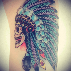 Indian chief by Tim Klamer. #weslang #traditional #indian 