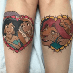 Aladdin and The Lion King heart tattoos #Disney 