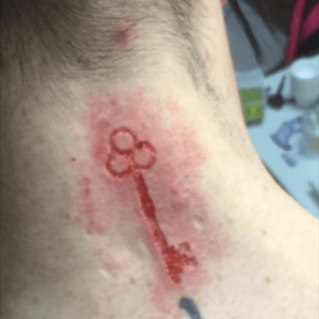 scraped knee tattooTikTok Search