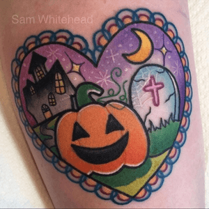 Halloween theme tattoo #halloween