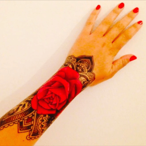 Mehdi rose inspired tattoo #medhi #rose 
