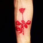 My first tattoo. Dedicated to my favorite band Depeche Mode. #depechemode 