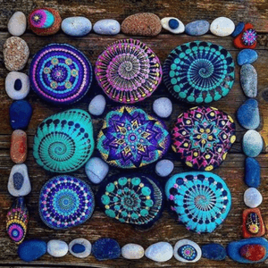 #mandala #stone #nexttattoo #colours 
