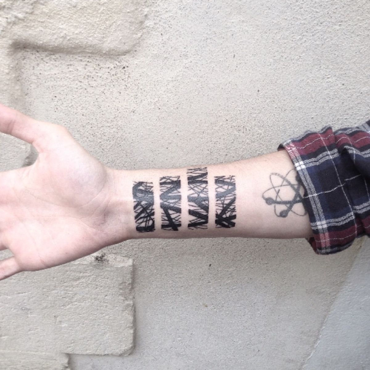 Tattoo uploaded by Gus_blk • graphic texture abstract equalizer 