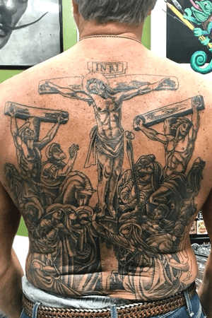 #religioustattoo #jesus #cross #backpiece #blackandgrey #BigBearTattoo #BobBayerTattooMachines #TattoosByBobbyJ #LuckySixInk #TattooSnob #InkedLegion #IntenzePride #IntenzeInk #SaintLouisTattooer #STL #InkedMagazine #Inked #InkedNation #tattoo #BlackClawNeedles #TattooOfTheDay #NeoTradWorldwide #Tattooed #Tattooer #Sausome #ILoveMyJob #BringMeYourIdeas #BoldAndBright #SkinDeep #FollowMe  #GiveItALike #GiveMeAFollow #TattooArt #TattooArtist #TheBestTattooArtists #Instagood #InstaDaily #Ink #inkedLife #TattooArtist #InkLife #GirlsWithTattoos #GuysWithTattoos #Skin_Deep_Tattoo_Magazine #MissouriTattooers #Tattooist #InkMaster #ink 
