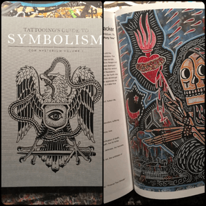 Tattooing's guide to Symbolism. Cor Mysterium Volume 1. #neversleepnyc #cormysterium #100percentorganicpenny #MorgwnPennypacker 