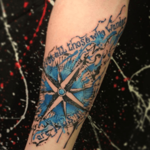Daan Van Den Dobbelsteen did this piece of me at the icelandic tattoo expo 2015 #dice_tattoos #tattooexpo 