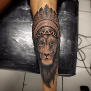 Tattoo lion #leobranquin #tattoo #tattooed 
