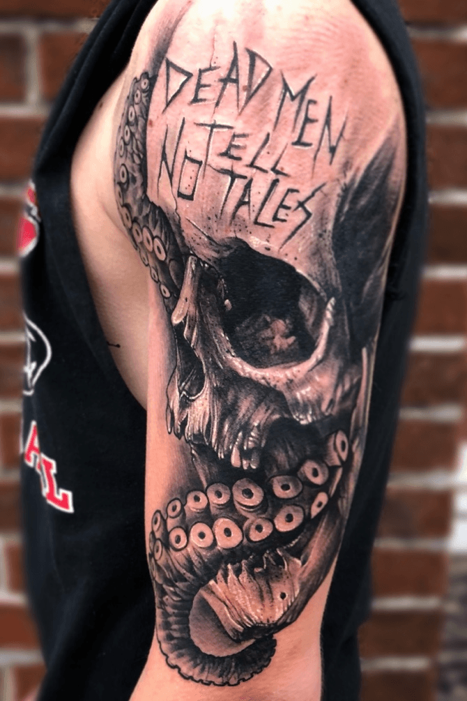 Dead men tell no tales  Pirate tattoo Disney tattoos Tattoos