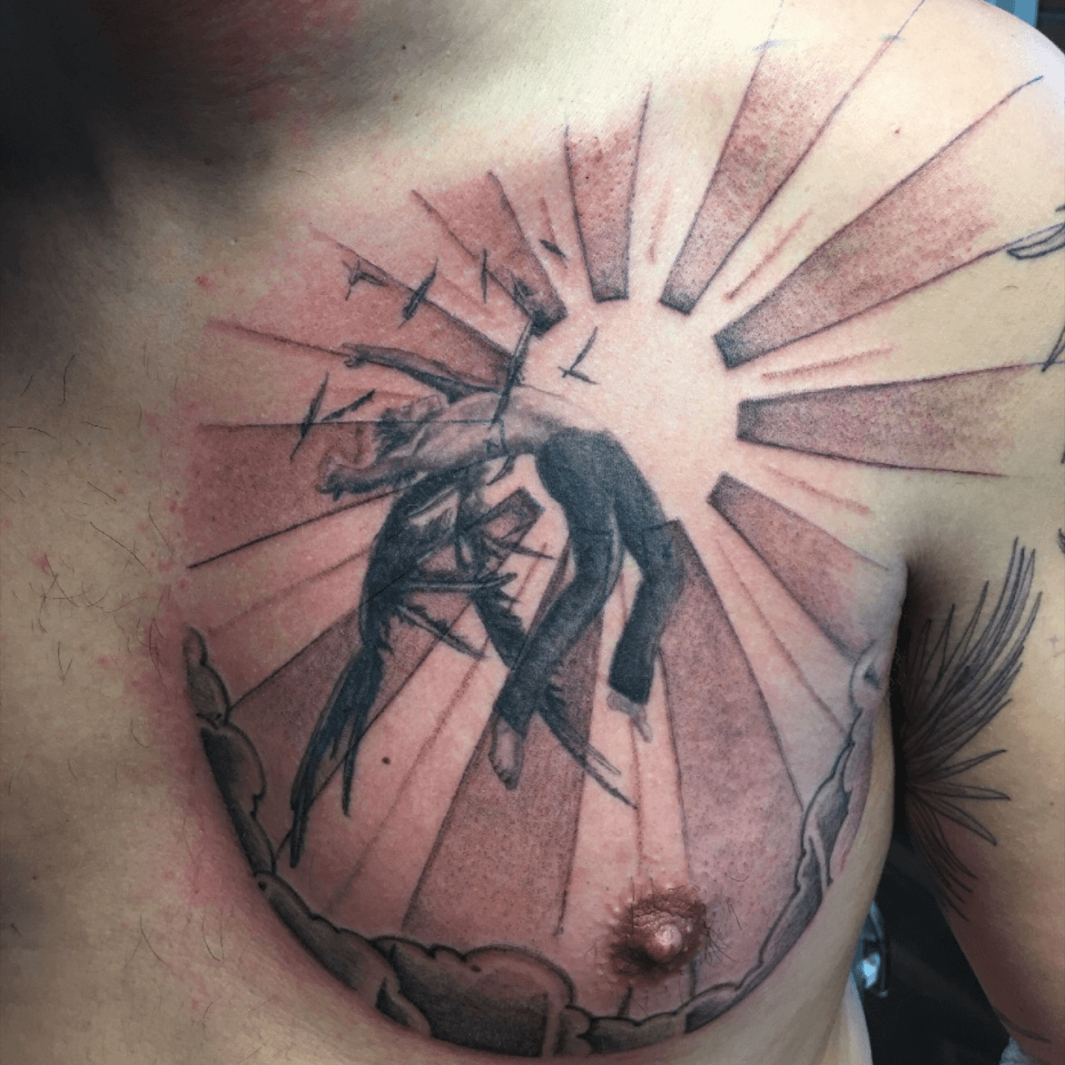 Rays of light  lines  Compass tattoo Tattoos Quantum entanglement