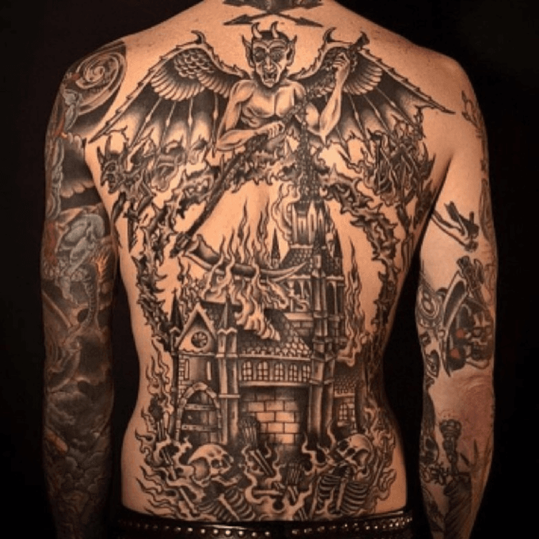 80 Castle Tattoos For Men  Masculine Fortress Designs