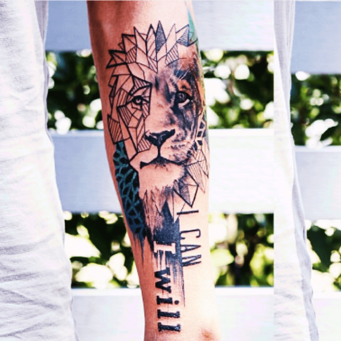 Lion tattoo with a quote  Lion tattoo Tattoos Animal tattoo