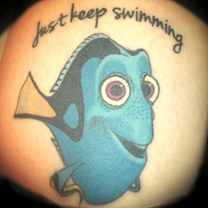 Dory. Because sometimes all you can do is just keep swimming.  