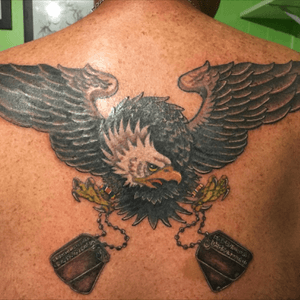 Finally got to finish the eagle tatt!! Hope you like it AP!😉