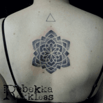Dotwork mandala by me, Rebekka Rekkless. #dotwork #mandala 