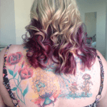 I love my #watercolor #upperbacktattoo all about #nature & #garden 