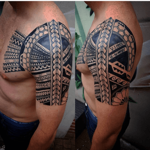 Done by Jarno Theijn - Resident Artist. #tat #tatt #tattoo #tattoos #amazingtattoo #ink #inked #inkedup #amazingink #maori #maoritattoo #maoristyle #maoriart #arm #armpiece #armtattoo #black #tattoolovers #inklovers #love #art #culemborg #netherlands. 