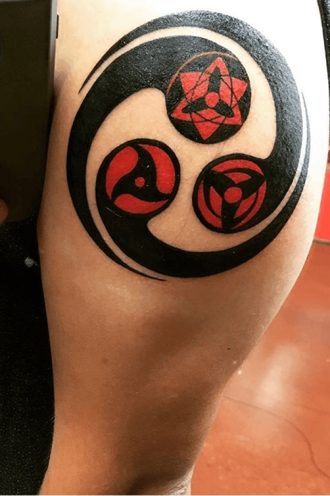 Sharingan tattoo